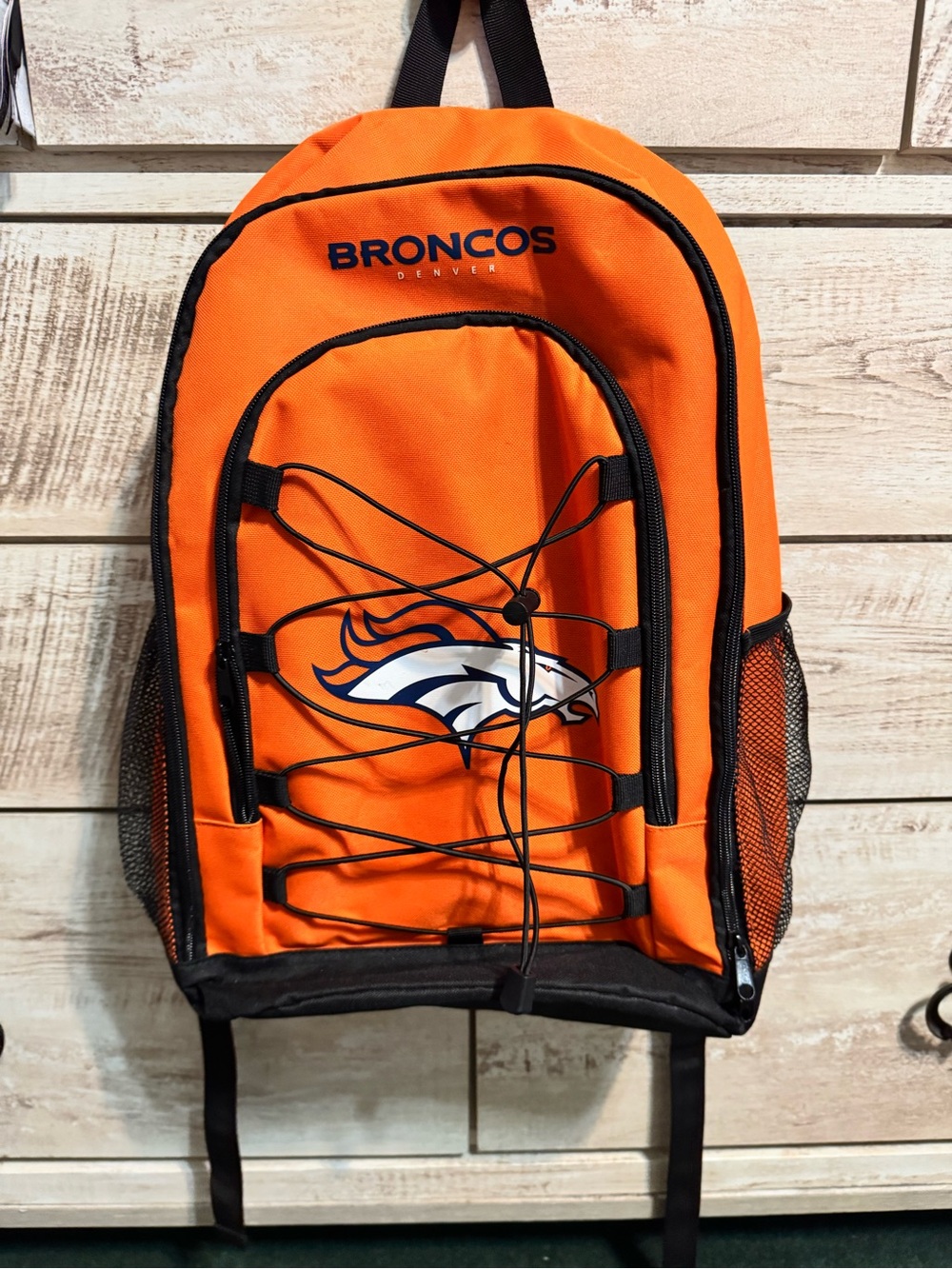 Broncos Orange Team Logo Backpack
